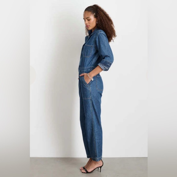Alex Mill shoreditch denim jumpsuit size XS - Picture 2 of 7